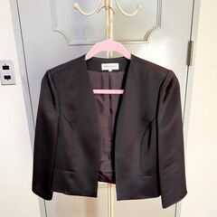 海外限定 KONGシリーズ ベジータ フルパッケージ s.h.フィギュア同サイズ-【MARIKO KOHGA】マリココウガ　サテン地 ノーカラー ジャケット 黒 ブラック #40号