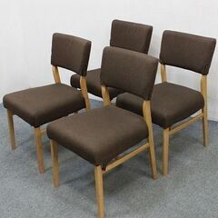 大塚家具 ダイニング5点セット テーブル 椅子 幅120cm シンプル モダン 丸脚  OTUKA  中古家具 店頭引取歓迎 R4505)