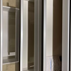 宇都宮でオシャレな家具を探すなら『オトワリバース！』レンジボード 食器棚 キッチン収納 収納棚 白 松田家具 中古品③