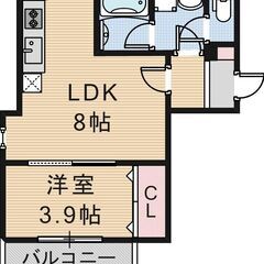 No338KN🍀✨１LDK❗️設備良し🙆‍♀️綺麗✨角部屋✨オー...