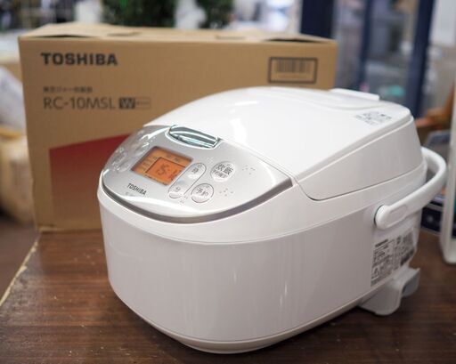 札幌発 開封未使用 TOSHIBA/東芝 ジャー炊飯器 RC-10MSL W 2020年製 1L 5.5合炊き マイコン炊飯器