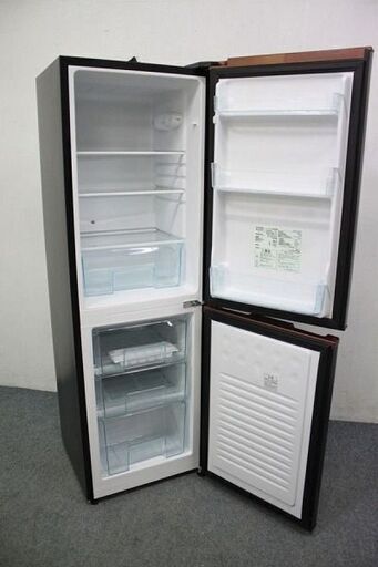 アイリスオーヤマ IRSE-H16A-B 右開き 2ドア 冷凍62L 冷蔵庫 162L