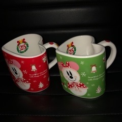 ✨ディズニー25周年記念　クリスマスカップ　ペア✨