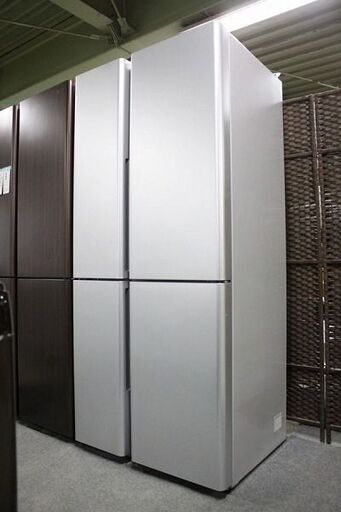展示品 アクア 4ドア冷凍冷蔵庫 512L 自動製氷 AQR-TZ51K(S)サテンシルバー  2021年製 AQUA  家電 店頭引取歓迎 R4515)