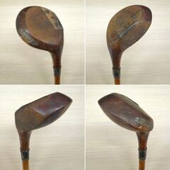 ビンテージ ゴルフクラブ ヒッコリーシャフト プレークラブ 43.5インチ メンズ 右利き インテリア ディスプレイ 年代不明 苫小牧西店