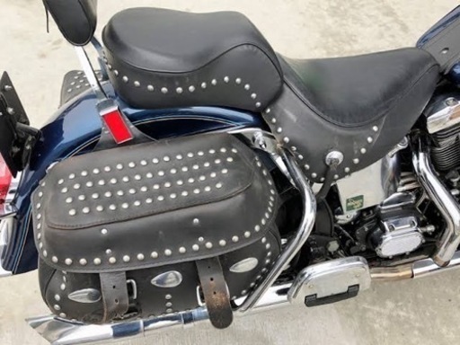 EVOソフィテール FLSTC 純正サイドバック ハーレー ソフテイル サドル