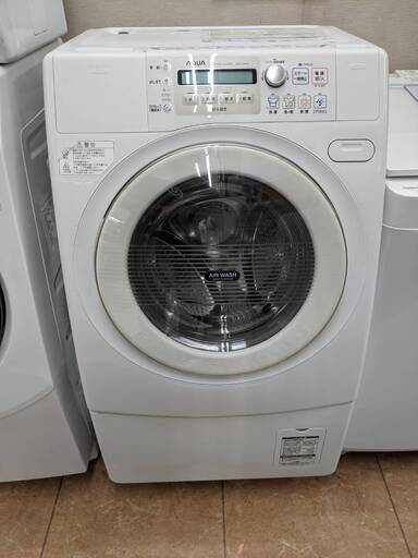 お値下げしました！AQUA アクア AQW-DJ6100-L 9/6kg ななめ型ドラム式洗濯乾燥機 左開き ホワイト