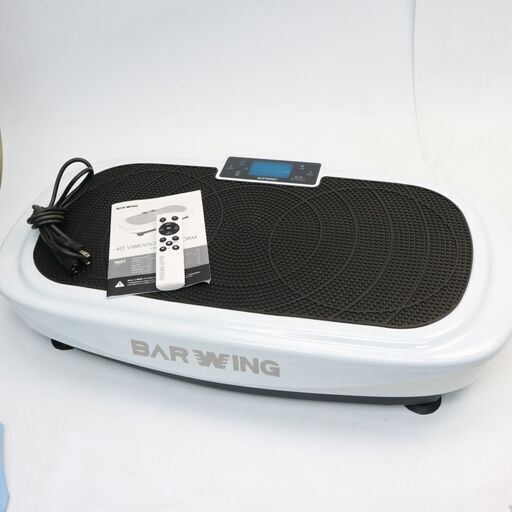 165) 【美品】 BARWING バーウィング BW-SDM03 スーパーシェイカー式 振動マシン ブルブル阿新 ホワイト 付属品完備