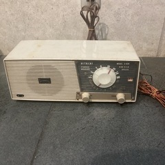 日立ラジオ　真空管ラジオ‼️昭和レトロ　アンティーク