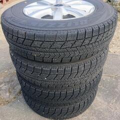 中古 ブリザック VRX 155/80R13 スタッドレス＆アルミ ４本セット