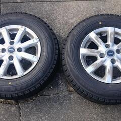 中古 ブリザック VRX 155/80R13 スタッドレス＆アルミ ４本セット