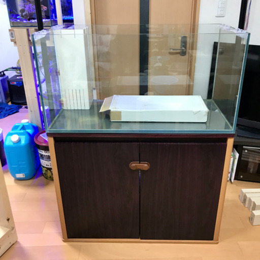 90規格 オーバーフロー水槽セット サンゴ水槽 海水魚水槽