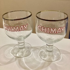 CHIMAY シメイ ビアグラス（２個セット）