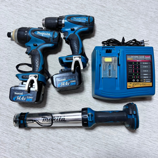 makita 工具セット インパクトドライバー ドリル ワークライト