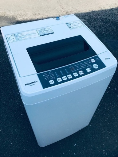 ♦️EJ116番 Hisense全自動電気洗濯機 【2019年製】