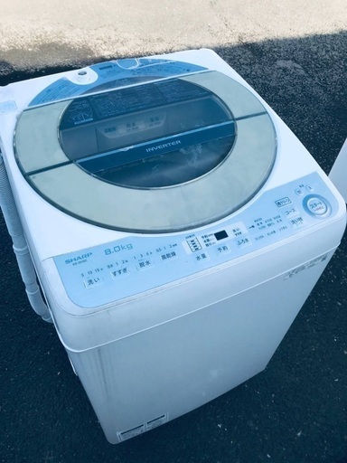 ♦️EJ117番SHARP全自動電気洗濯機 【2019年製】