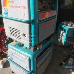 デンヨーウエルダー　ジャンク品２台まとめて　溶接発電　GAW-150ES　GAW-180ES　引き取り限定
