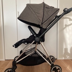 Cybex Mios  ベビーカー　サイベックスミオス　ローズゴールド×ブラック 正規販売店2年保証 ベビーカー 両対面式 サイベックス ミオス マット