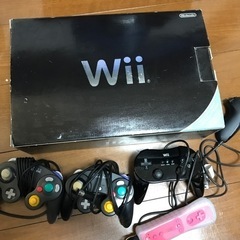 【ネット決済】Wii本体・コントローラ・コード類一式