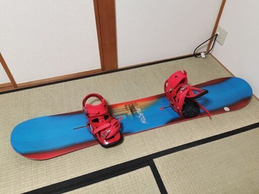 BURTON PROCESS FLYING-V 152cm CUSTOM ビンディング付き スノーボード