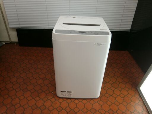 ID 986368　洗濯機シャープ5.5Kg　２０１８年製　ES-GE5B