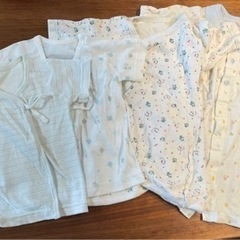 新生児用肌着と服セット譲ります(未使用)