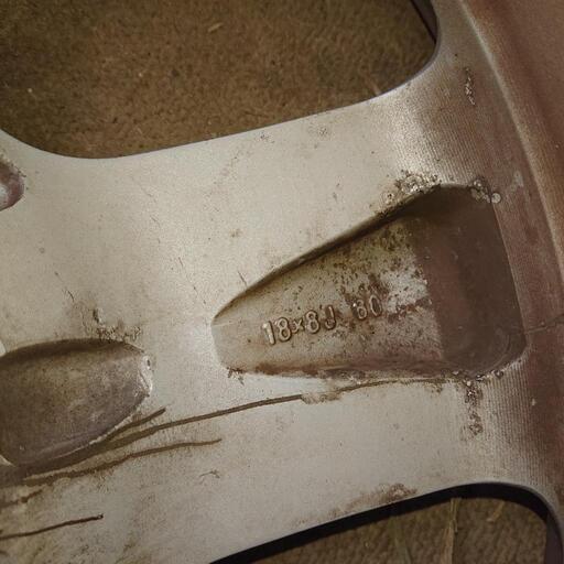 委託品 レクサスLX純正アルミホイール 18×8J +80 4本 (MSK69) 奈井江  