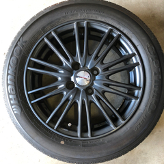 VELVAアルミホイール付き 15インチ5.5J 4穴175/65R15 4本 山あり