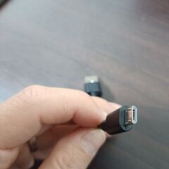 【ネット決済・配送可】中古：micro USB Type-B ケーブル