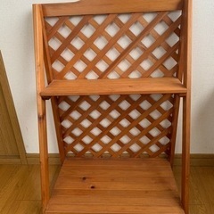 【ネット決済】木製飾り棚
