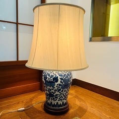 シノワズリインテリアに最高！香港で購入したランプ。訳あり