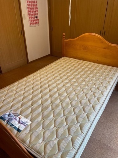 最終値下げ！火曜日廃棄　フランスベッド　マルチラススプリング　高密度スプリングマットレスandベッド