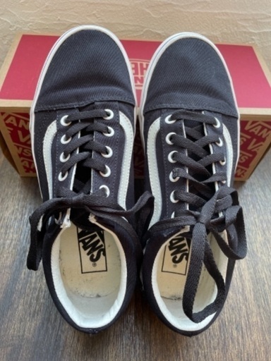 Vans Old Skool Black White 24.0cm♬︎♡ | faculdadeuninorte.com.br