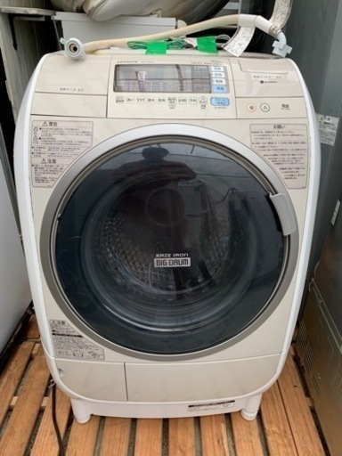 日立　9.0kgドラム式洗濯機　2013年製　BD-V3500L