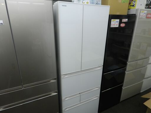 【配送・設置無料】東芝 TOSHIBA GR-G51FXV(ZW) [VEGETA(ベジータ) 冷凍冷蔵庫 (510L・フレンチドア） 6ドア クリアシェルホワイト]