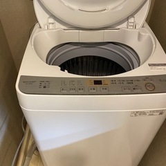 商談中【0円】シャープ　洗濯機を譲ります