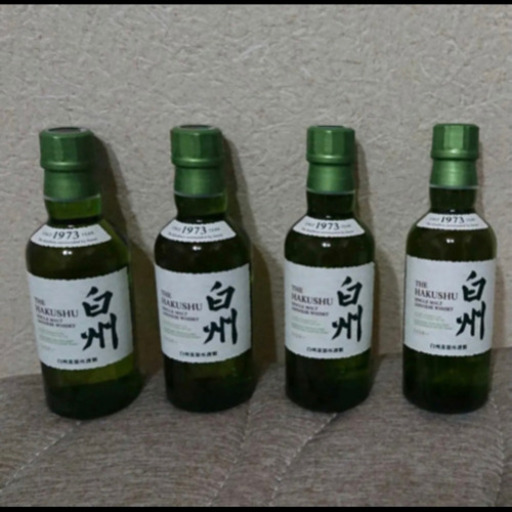 サントリーウィスキー　白州180ml✖️４本　代引き可能