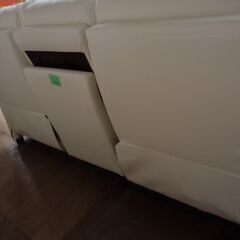 ニトリ　電動リクライニング3人掛けソファー　NSクリーン【愛品倶楽部柏店　問い合わせ番号 156-018181 002】