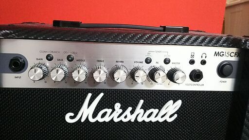 【ギターアンプ ＋ ﾌｯﾄｺﾝﾄﾛｰﾗｰ】Marshall MG15CFX (マーシャル)