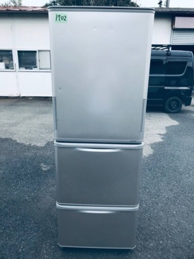 ④✨2018年製✨‼️350L‼️1702番 シャープ✨ノンフロン冷凍冷蔵庫✨SJ-W352D-N‼️