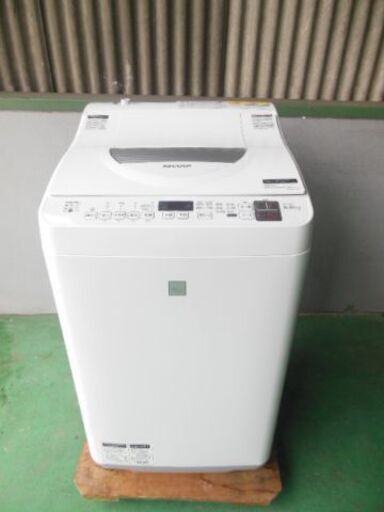 はこぽす対応商品】 シャープ 洗濯機 ES-T5E5 2017年製 中古品 洗濯機 ...