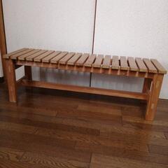 【ネット決済】木製ベンチ