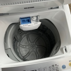 【RKGSE-615】特価！アイリスオーヤマ/5kg/全自動洗濯機/IAW-T502E/中古/2021年製/当社より近隣地域無料配達