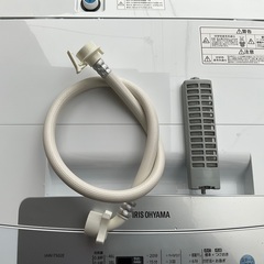 【RKGSE-615】特価！アイリスオーヤマ/5kg/全自動洗濯機/IAW-T502E/中古/2021年製/当社より近隣地域無料配達