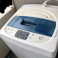 【ネット決済】洗濯機/2018年式/6.0kg/DAEWOO/D...