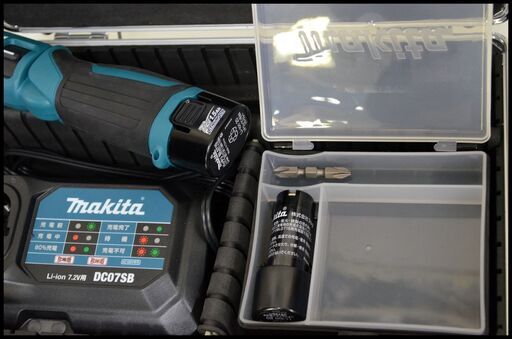 ほぼ未使用 マキタ TD022DSHX 青 ブルー 7.2V 充電式ペンインパクトドライバ