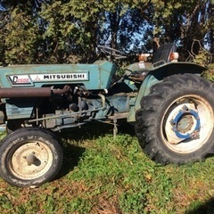 【受け渡し終了しました】【ジャンク】三菱トラクターD2500　2WD　2500時間　水田車輪つき【北海道】直接引き取り限定 受け渡し終了しました】【ジャンク】三菱トラクターD2500 2WD 2500時間