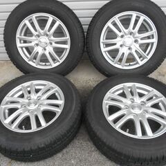 売約済み◆良品◆15インチアルミ＆スタッドレスタイヤ◆195/65R15◆4本セット◆きれいです