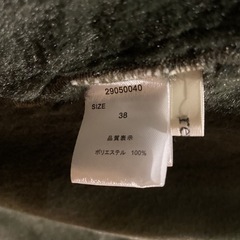 コート　カーキ　フード付き