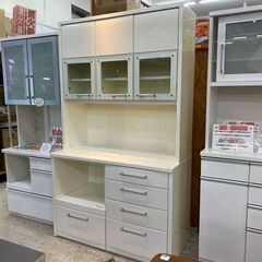 【愛品館 江戸川店】シギヤマ家具 キッチンボード 食器棚 ID:151-007223-007